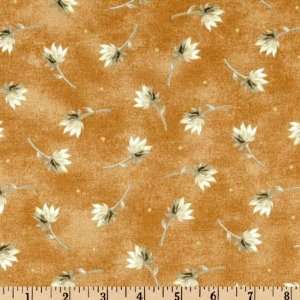  44 Wide Full Sun II Small Floral Stems Tossed Brown 