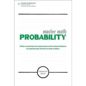 CENGAGE Master Math Probability   9781435456563 