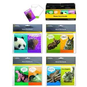   National Geographic Memo Matchbooks (2 Pc) Case Pack 96 Electronics
