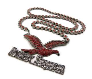   BRICK SQUAD PENDANT & 33 CLUSTER CHAIN HIGH QUALITY NECKLACE   SCP477