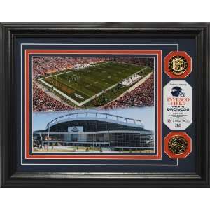  Invesco Field 24KT Gold Coin Photo Mint: Sports & Outdoors