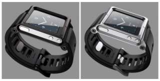 Blackout LunaTik Aluminum Watch, Ipod Nano 6th Gen  