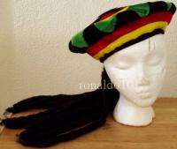 RASTA JAMAICA MAN HAT NOVELTY PARTY REGGAE 420 CAP NEW  
