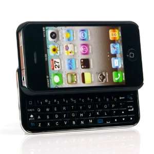  Bluetooth slide out keyboard for iPhone 4/black(1594 2 