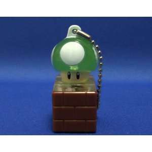   Mario Bros Light up Figure Keychain 1 up Mushroom 