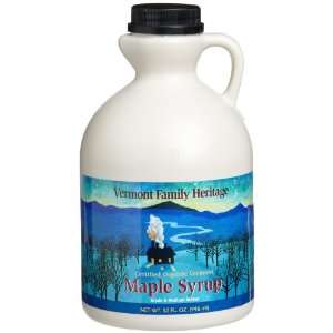 Butternut Mountain Farm Pure Maple Syrup, Organic Grade A Medium Amber 