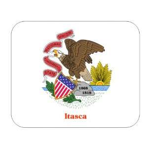  US State Flag   Itasca, Illinois (IL) Mouse Pad 