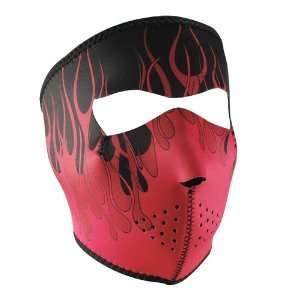  ZANheadgear Pink Blaze Neoprene Face Mask: Automotive