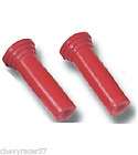   OF 2 PULL UP PUSH DOWN DOOR LOCK ROD KNOBS RED (Fits: Custom S 10