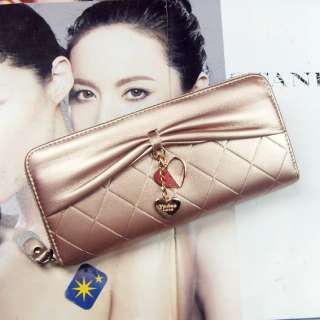new fashion zip around long women clutch wallet purse  