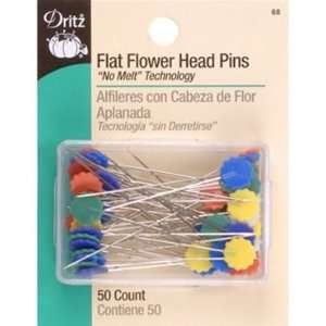  Flat Flower Head Pins Arts, Crafts & Sewing