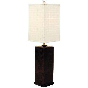  Maitland Smith Coco Lumber Inlay Table Lamp