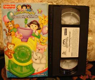 Little People DISCOVERING ANIMALS V 3 VHS VIDEO~$2.75SH 075380727991 