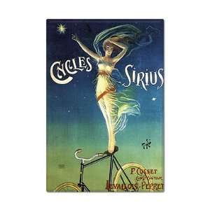   Cycles Sirius Bicycles Advertising Art Fridge Magnet: Everything Else