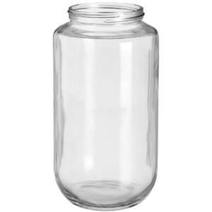Wheaton 216641 Clear Glass Round 32oz Safety Coated Jar, without 70 