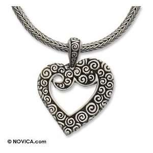  Necklace, Javanese Heart 0.1 W 16.3 L: Jewelry