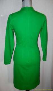 Vintage Claralura Dress & Jacket Outfit Christmas Green Real Fur 