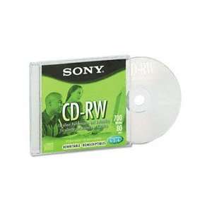  Sony CDRW 74 Recordable ReWriteable CD 3CDRW650L 