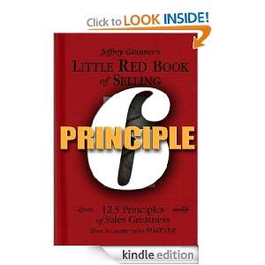   Book of Selling Principle 6 Jeffrey Gitomer  Kindle Store