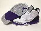 Kids Nike Air JORDAN SON OF MARS White/Purple/Grey (PS) Size 10.5 3 