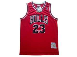 23 MICHAEL JORDAN Chicago Bulls jersey Red Swingman  