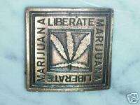 Marijuana Liberate Belt Buckle  