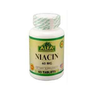   Vitamins Niacin 40 mg 60 tabs Metabolism Support Heart Health Health