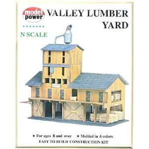  Lumber Yard Building Kit N Scale Model Power Toys & Games