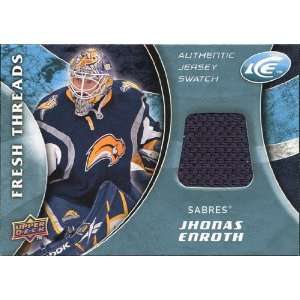   Deck Ice Fresh Threads Blue #FTJE Jhonas Enroth: Sports Collectibles