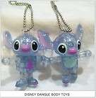 2x Disney Dangle Body String Toy Stitch Figurine #c