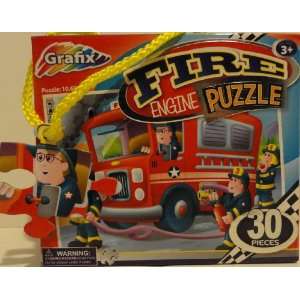  Grafix 30 Piece Fire Engine Puzzle: Toys & Games