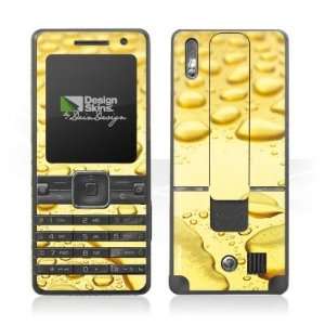  Design Skins for Sony Ericsson K770i   Golden Drops Design 
