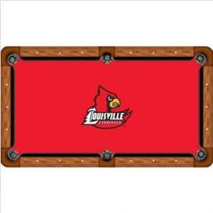 University of Louisville Football Pool Table Felt Design: Louisville 
