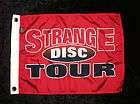 FREE SHIP Strange Disc Tour Disc Golf Basket Flag with Grommets Banner 