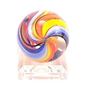  Jody Fine Hand Blown Glass Marble 7/8 InchSwirl 27 