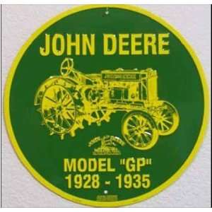 010 John Deere Model GP Circular Sign   CS60006:  Home 