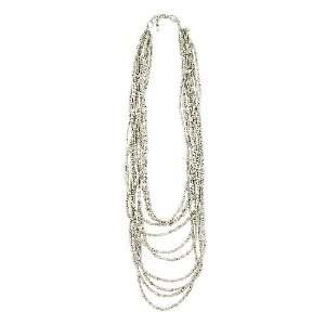  Lisbeth Dahl Silver Five Rows Necklace