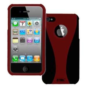  EMPIRE Apple iPhone 4 / 4S Red & Black Duo Shield 