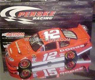 RARE 2010 Brad Keselowski #12 Red Penske Dodge 124 ONLY 648 Nascar 