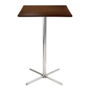  Winsome Kallie Square Pub Table with X Base: Home 