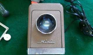   Rare Early Minolta Chiyoko Mini 35mm Slide Projector Kit w/ box  