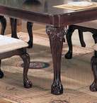 Mahogany Chippendale 7 pc Dining Table Set  