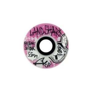  Landshark Art Skateboard Wheels   55mm 99a (Set of 4 
