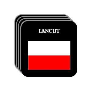  Poland   LANCUT Set of 4 Mini Mousepad Coasters 