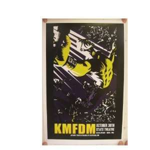  KMFDM Poster Handbill Florida MDFMK K M F D M State 
