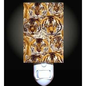 Tiger Collage Decorative Night Light: Home Improvement