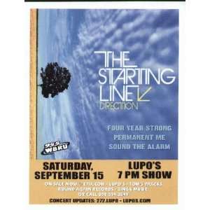  Starting Line Concert Flyer Providence Lupos