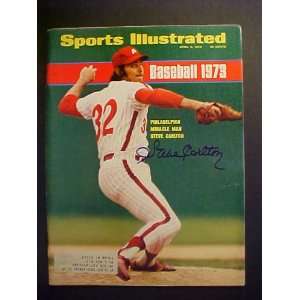 Steve Carlton Philadelphia Phillies Autographed April 9, 1973 Sports 