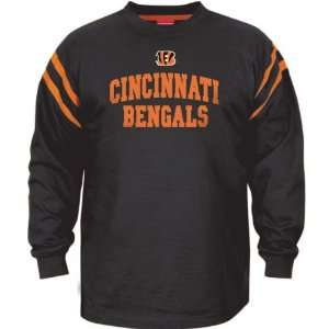  Cincinnati Bengals End Line Long Sleeve Crew Shirt Sports 