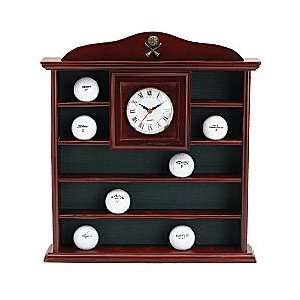   Gifts & Gallery 19 Hole Ball Cabinet with Clock: Sports & Outdoors